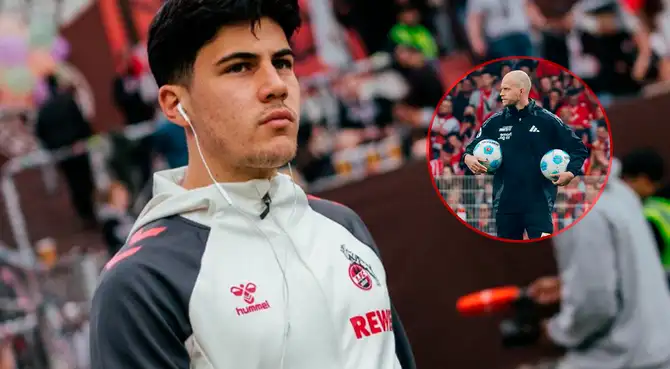 DT de Colonia explicó por qué Felipe Chávez no tienen minutos. Foto: composición Líbero/Colonia/Unión Berlín