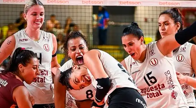 Universitario se quedó con el tercer puesto de la Liga Peruana de Vóley por primera vez en su historia.