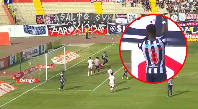 Eryc Castillo anotó el primer gol de Alianza Lima ante Atlético Grau.