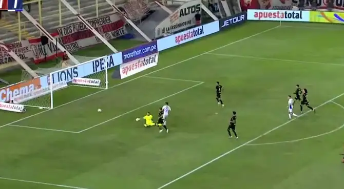 Valentín Robaldo anotó el segundo tanto de Alianza Atlético de Sullana.
