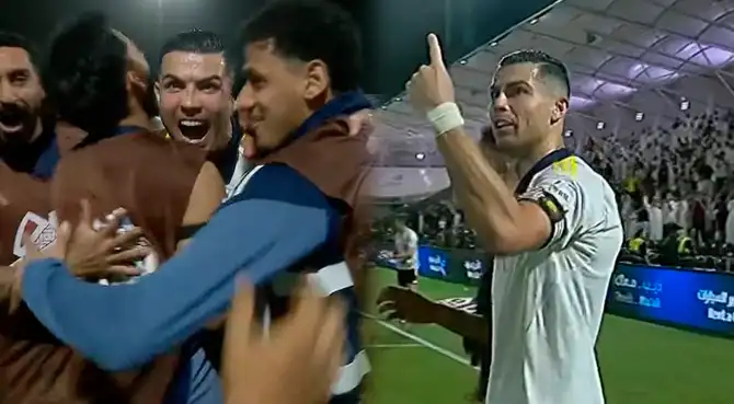 Gol de Cristiano Ronaldo en Al Nassr vs Al Shabab.