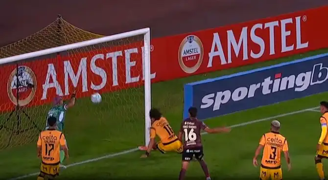 Universitario anotó el 1-0 de Coquimbo Unido por la copa Libertadores.