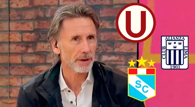 Gareca resaltó la grandeza de la 'U' y Alianza: "Cristal es menos popular"