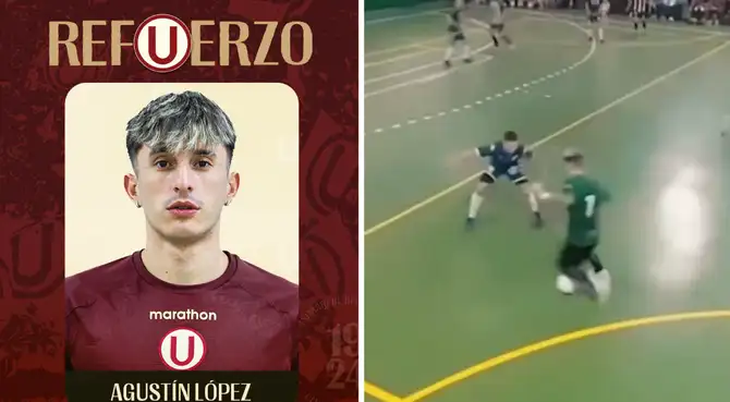 Agustín López se convirtió en jugador de Universitario. Foto: composición Líbero/Universitario