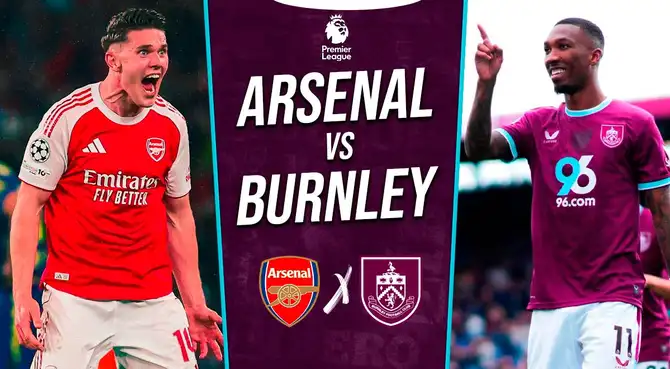 Arsenal vs Burnley se enfrentan por la fecha 37 de la Premier League