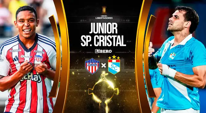 Sporting Cristal vs Junior se enfrentan por el Grupo F de la Copa Libertadores Sporting Cristal vs Junior se enfrentan por el Grupo F de la Copa Libertadores