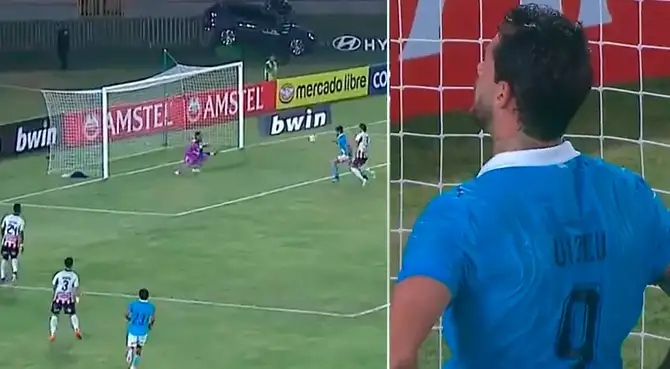 Felipe Vizeu falló clara ocasión de gol para Sporting Cristal.