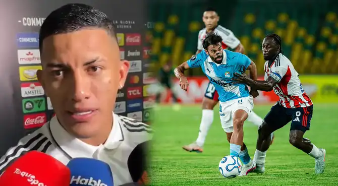 Cristian Barrios se refirió a Sporting Cristal tras victoria de Junior.