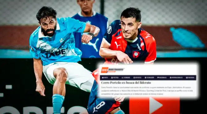 Prensa paraguaya dio firme opinión de Sporting Cristal previo duelo con Cerro Porteño Prensa paraguaya dio firme opinión de Sporting Cristal previo duelo con Cerro Porteño