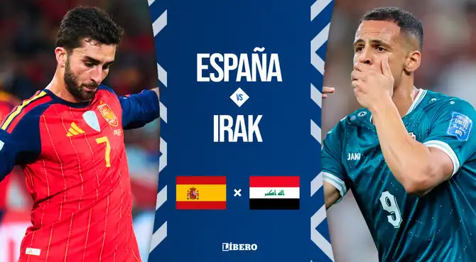 España vs Irak EN VIVO por amistoso de fecha FIFA.