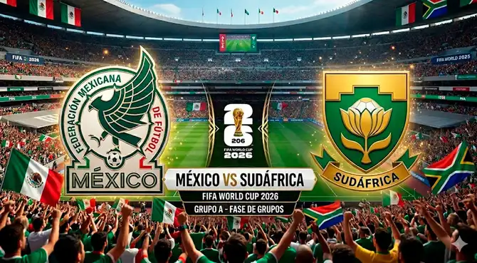 México y Sudáfrica jugarán el primer partido del Mundial 2026 correspondiente al grupo A.