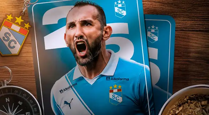 Hernán Barcos fue presentado en Sporting Cristal.