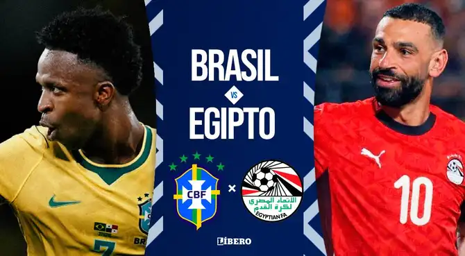 Brasil vs Egipto HOY por amistoso internacional: horario, canal y alineaciones