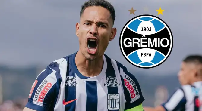 La postura de Gremio sobre el fichaje a Renzo Garcés, futbolista de Alianza Lima La postura de Gremio sobre el fichaje a Renzo Garcés, futbolista de Alianza Lima