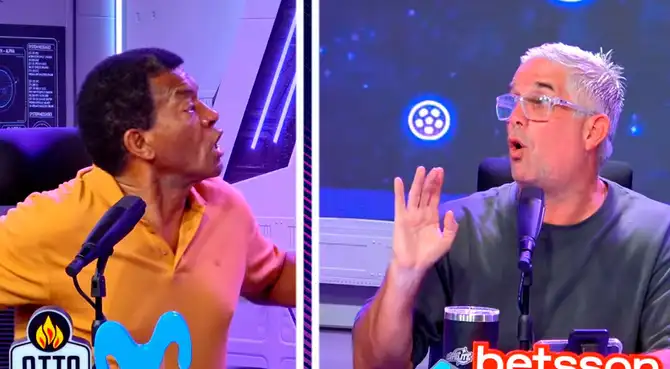 Julio César Uribe y Diego Rebagliati tuvieron tenso momento por hablar de Sporting Cristal.