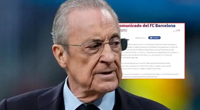 Barcelona anunció tomar fuerte medidas contra Florentino Pérez. Foto: composición Líbero/FC Barcelona Barcelona anunció tomar fuerte medidas contra Florentino Pérez. Foto: composición Líbero/FC Barcelona