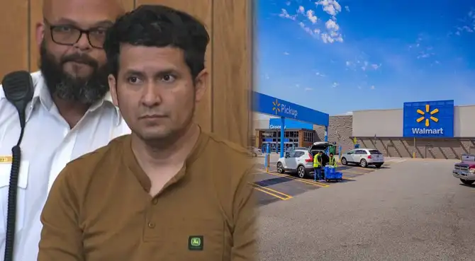 Policía de Northborough arresta a cliente de Walmart por dejar a un niño en un auto caliente. Policía de Northborough arresta a cliente de Walmart por dejar a un niño en un auto caliente.
