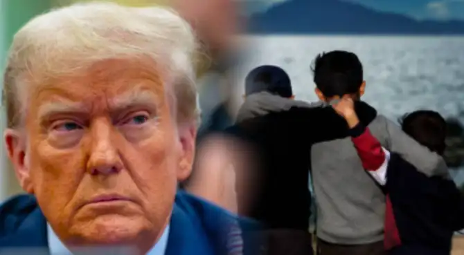 Trump expone e identifica a 146.000 menores extranjeros no acompañados.