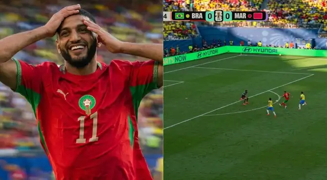 Ismael Saibari anotó el 1-0 de Marruecos sobre Brasil en el Mundial 2026