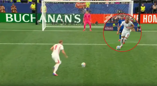 Harry Kane pone el 1-0 para Inglaterra. Foto: composición Líbero/DSports Harry Kane pone el 1-0 para Inglaterra. Foto: composición Líbero/DSports