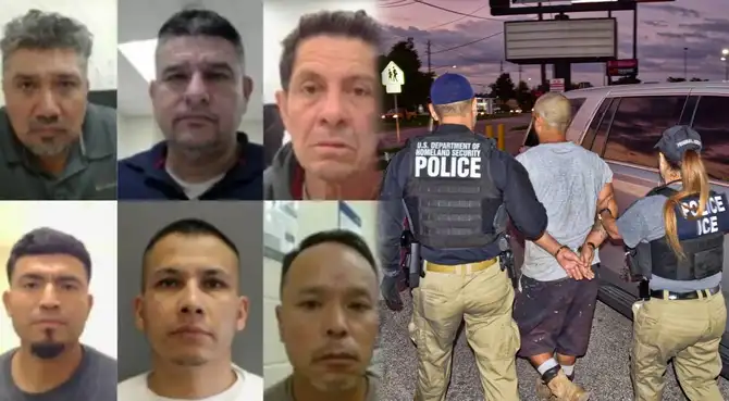 ICE detiene a 735 inmigrantes indocumentados en Houston.