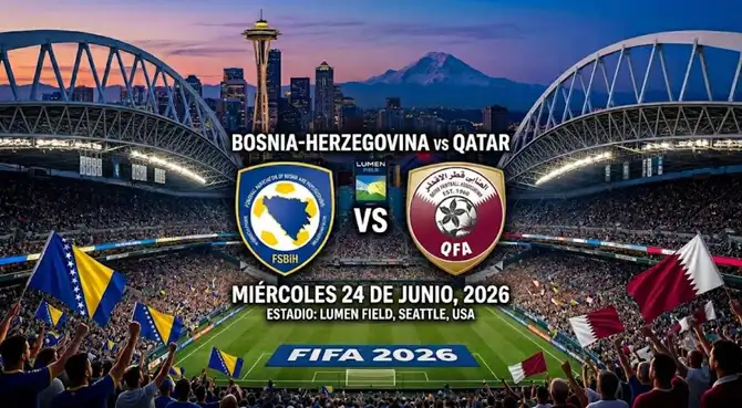 ¿Dónde ver Bosnia vs Qatar por el Mundial 2026 y a qué hora empieza el partido? ¿Dónde ver Bosnia vs Qatar por el Mundial 2026 y a qué hora empieza el partido?
