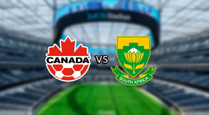 Canadá vs Sudáfrica por los 16avos de final del Mundial 2026. Foto: composición Líbero