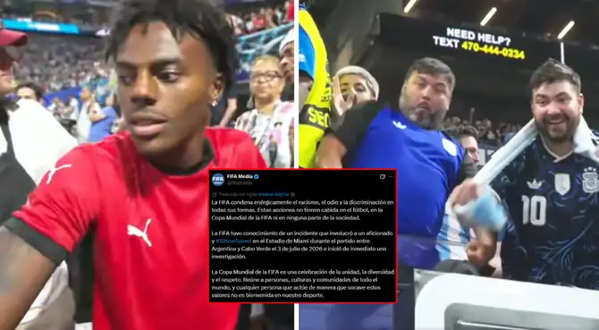 FIFA abrió investigación por caso de racismo a Speed en el Argentina vs Cabo Verde. Foto: composición Líbero/Speed FIFA abrió investigación por caso de racismo a Speed en el Argentina vs Cabo Verde. Foto: composición Líbero/Speed