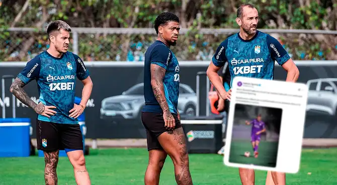 Sporting Cristal y el jugador que pretende que acaba de ser despedido por lesión. Sporting Cristal y el jugador que pretende que acaba de ser despedido por lesión.