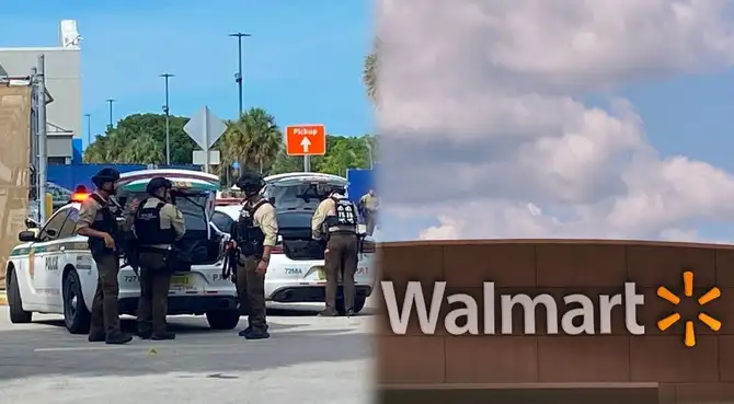Un hombre fue arrestado en un Walmart de Brooksville tras una búsqueda en todo el condado.