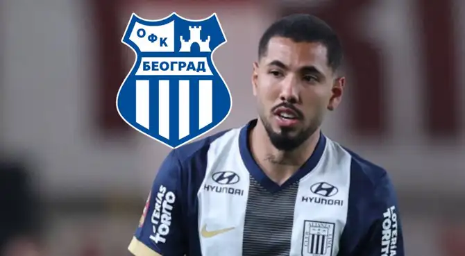 Sergio Peña, ex Alianza Lima, remece el mercado y firmó por el OFK Beograd de Serbia