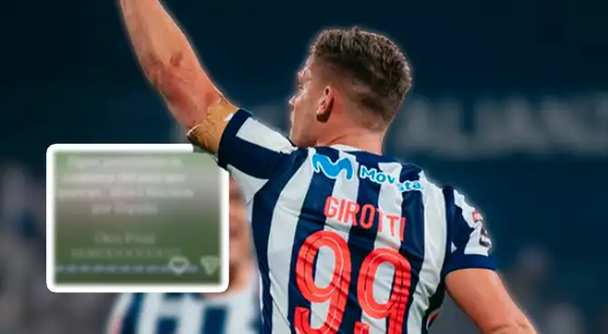 Federico Girotti sorprende con fuerte mensaje previo al debut de Alianza en el Clausura. Foto: composición Líbero/IG Federico Girotti sorprende con fuerte mensaje previo al debut de Alianza en el Clausura. Foto: composición Líbero/IG