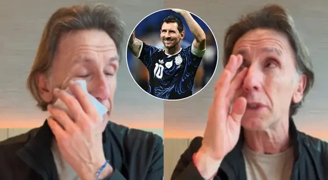 Ricardo Gareca lloró tras la clasificación de Argentina a la final del Mundial 2026