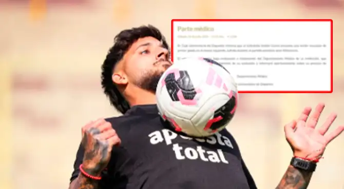 Universitario confirma dura lesión de futbolista y genera alerta en hinchas. Foto: composición Líbero/Universitario