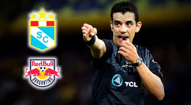 Conmebol designó polémico árbitro para partido de Sporting Cristal vs Bragantino