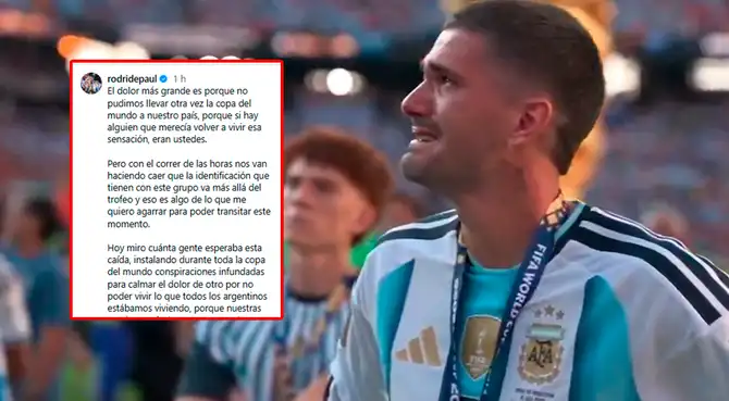 De Paul apuntó contra detractores de Argentina con firme mensaje. Foto: composición Líbero/ESPN De Paul apuntó contra detractores de Argentina con firme mensaje. Foto: composición Líbero/ESPN