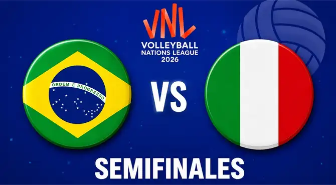 Brasil vs Italia se enfrentan por las semifinales de la Volleyball Nations League Femenino Brasil vs Italia se enfrentan por las semifinales de la Volleyball Nations League Femenino
