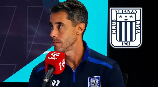 Federico Urciuoli, DT de Alianza Atlético, calentó la previa del duelo ante Alianza Lima.