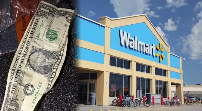 Un niño de 11 años encontró un billete de un dólar con metanfetamina en un Walmart de Daphne.
