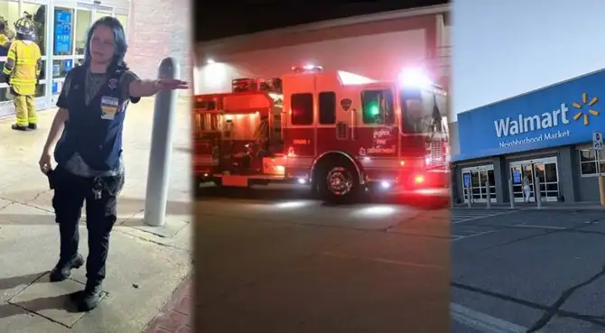 Sospechan que el incendio en el Walmart de Jasper habría sido intencional.