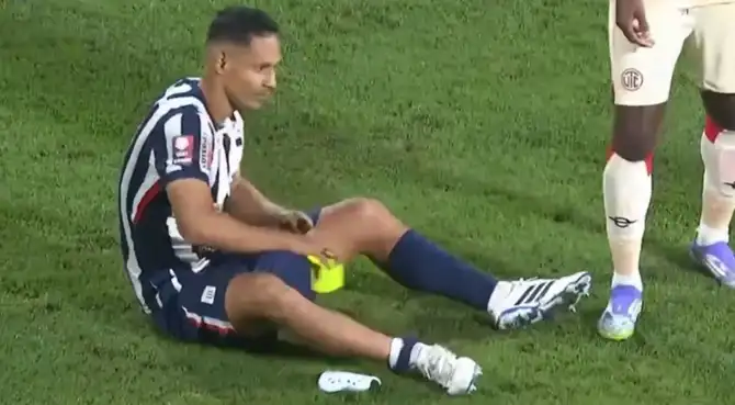 Renzo Garcés tuvo que salir del Alianza Lima vs UTC por un grave dolor