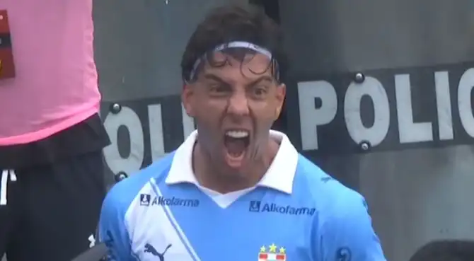 Michael Hoyos marcó un doblete en el 3-1 de Sporting Cristal sobre Sport Huancayo.