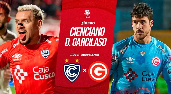 Cienciano vs Deportivo Garcilaso EN VIVO por Torneo Clausura 2026.