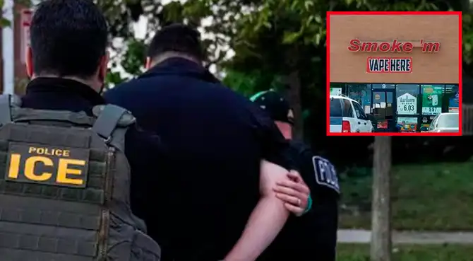 EE. UU.: ICE arresta a tres personas en tabaquería Akimel Smoke Shop, ¿intromisión?