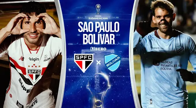 ¿A qué hora juegan Sao Paulo vs Bolívar y dónde ver partido por Copa Sudamericana 2026?