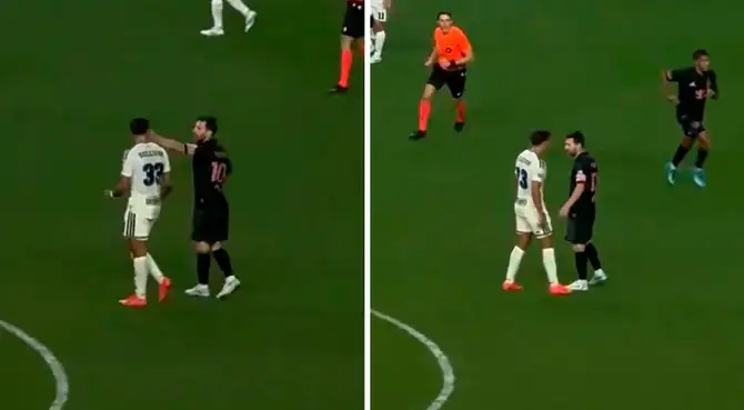 Lionel Messi agredió a un rival durante partido del Inter Miami y podría recibir dura sanción. Foto: composición Líbero Lionel Messi agredió a un rival durante partido del Inter Miami y podría recibir dura sanción. Foto: composición Líbero
