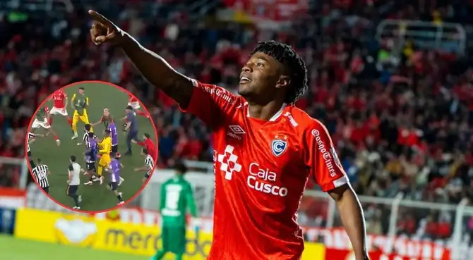 Kevin Becerra habló tras la bronca con Botafogo.