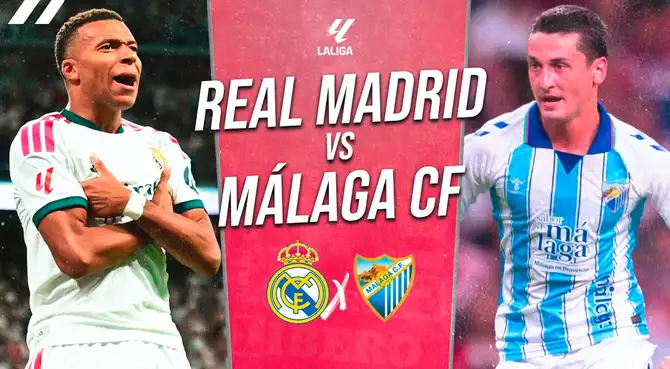 Real Madrid se enfrenta a Málaga por LaLiga