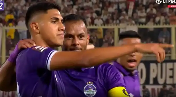 Flavio Alcedo marcó el 2-1 de Comerciantes sobre Universitario
