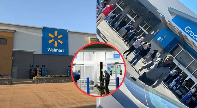 Una amenaza de bomba obligó a evacuar un Walmart en St. Louis.